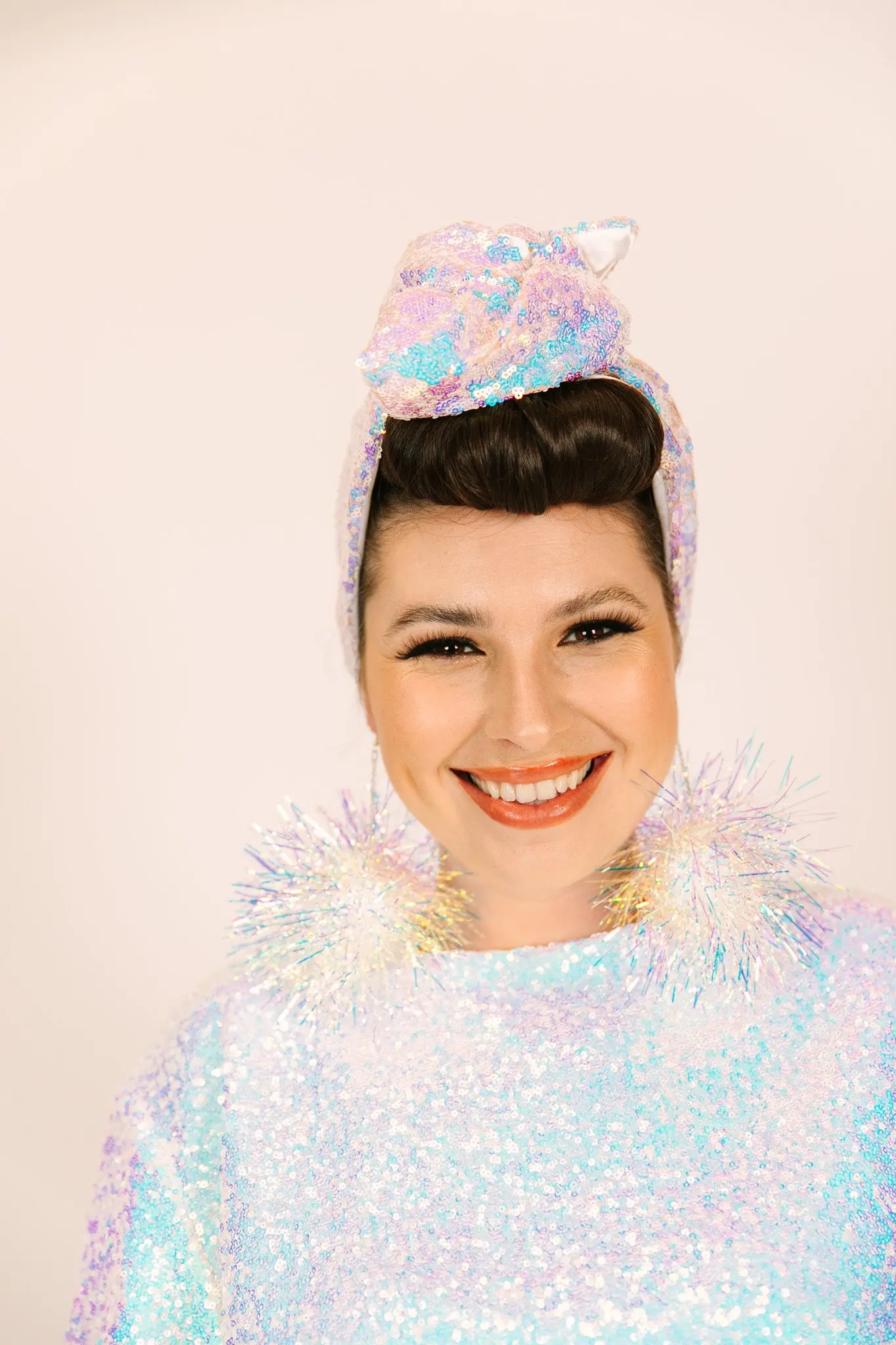 Iridescent Sequin Party Wrap - Image 2